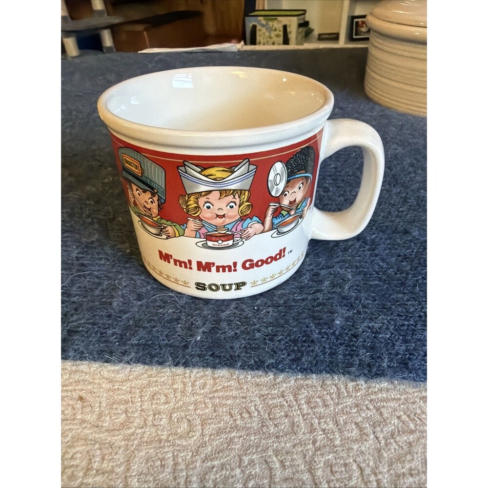 Vintage Campbells Soup Mug 1993 First Responders Ceramic Westwood M'm M'm! Good!